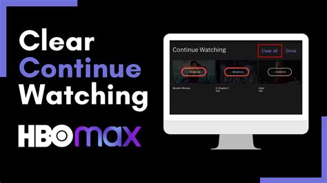 hbo max how to clear continue watching|How To Clear Continue Watching in HBO Max